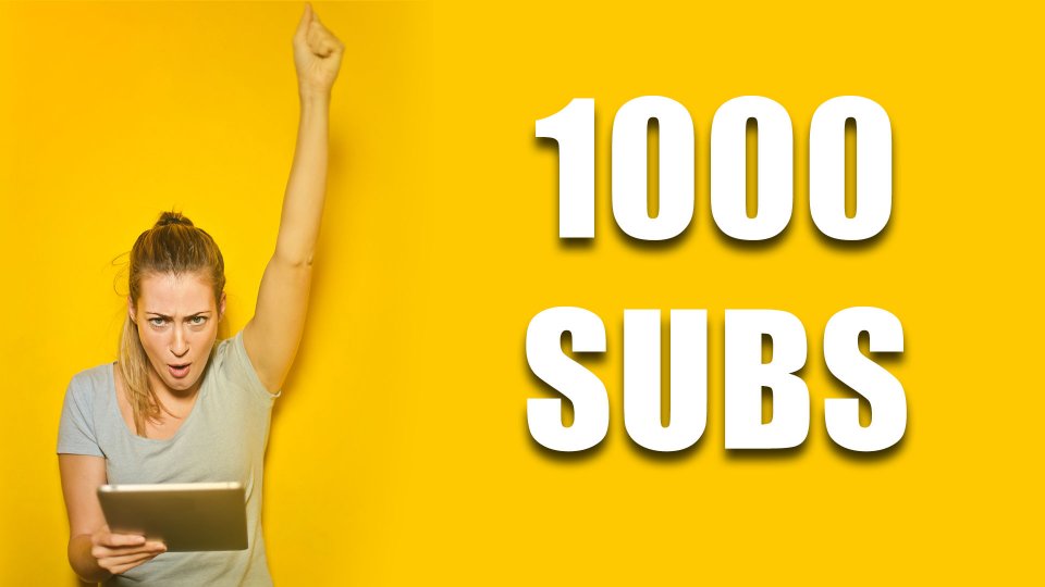 YouTube Subscribers Premium - 1000 Subscribers - YT Promote