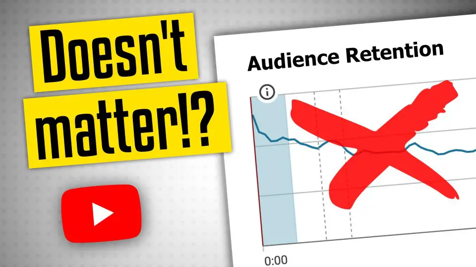 YouTube Audience retention - less important than you think